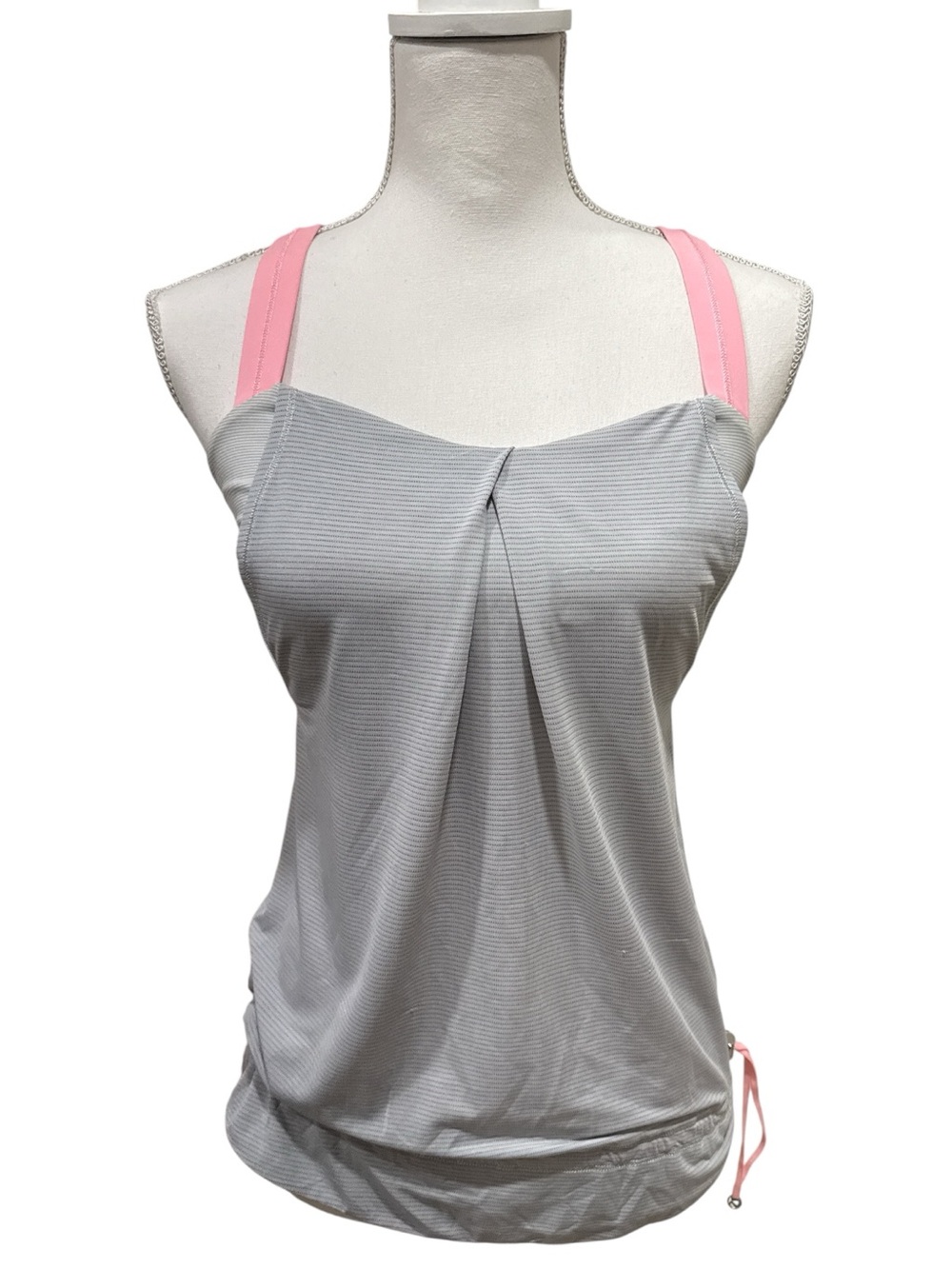 lululemon athletica Gray and Pink Tank Top Size 6